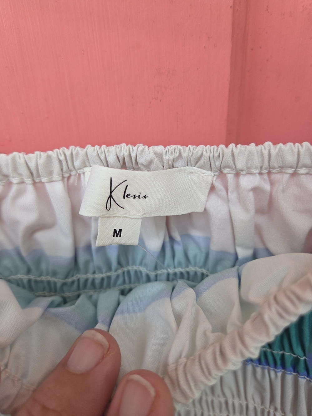 Girls' Blue Stripe Elastic Waist Bottoms